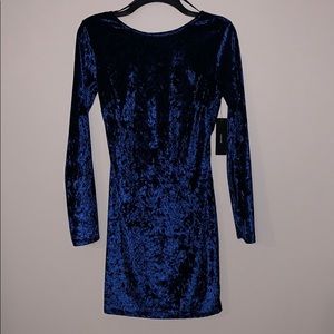 LuLus Navy Blue Dress
